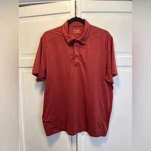 UNTUCKit Short Sleeve Polo Shirt Size Men’s Large Color Red